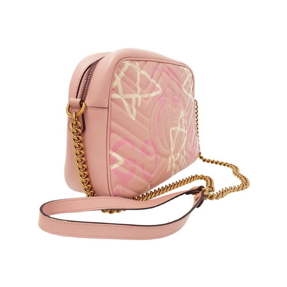 Gucci Ghost GG Marmont Chain Shoulder Bag - Picture 2 of 9